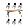 Klaptafel Set Deluxe Zwart